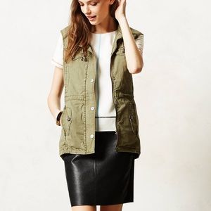 Anthropologie Marrakech Green Vest